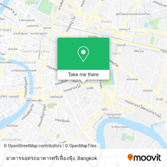 อาคารจอดรถอาคารศรีเฟื่องฟุ้ง map