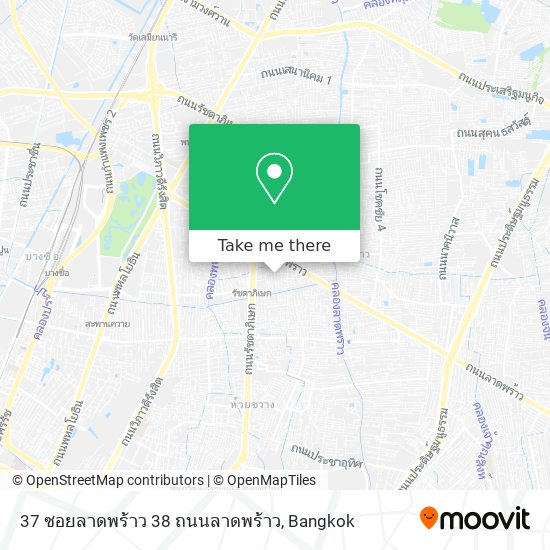 37 ซอยลาดพร้าว 38 ถนนลาดพร้าว map