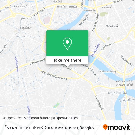 โรงพยาบาลนวมินทร์ 2 แผนกทันตกรรม map