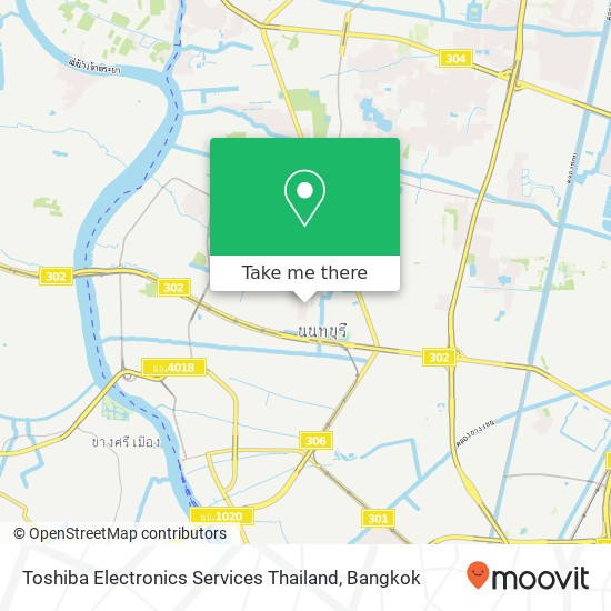 Toshiba Electronics Services Thailand map
