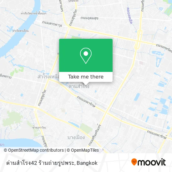 ด่านสำโรง42  ร้านถ่ายรูปพระ map