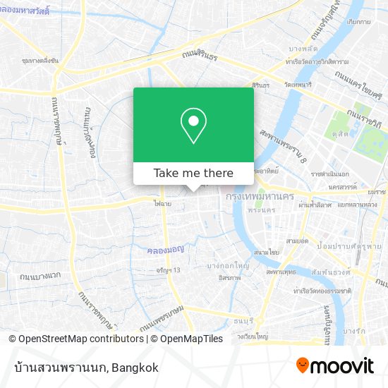 บ้านสวนพรานนก map