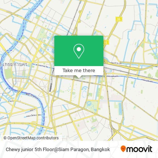 Chewy junior 5th Floor@Siam Paragon map