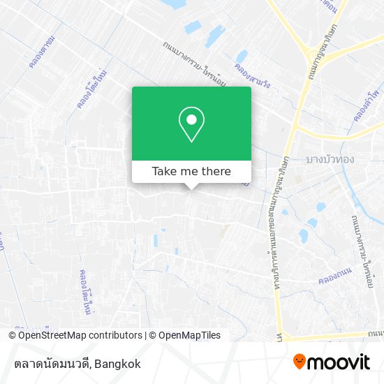 ตลาดนัดมนวดี map
