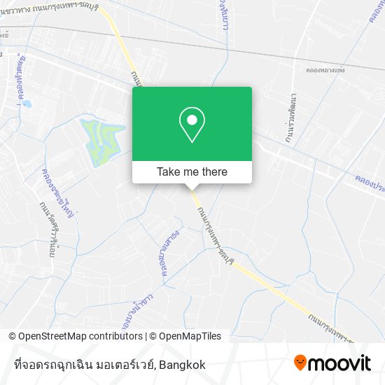 ที่จอดรถฉุกเฉิน มอเตอร์เวย์ map