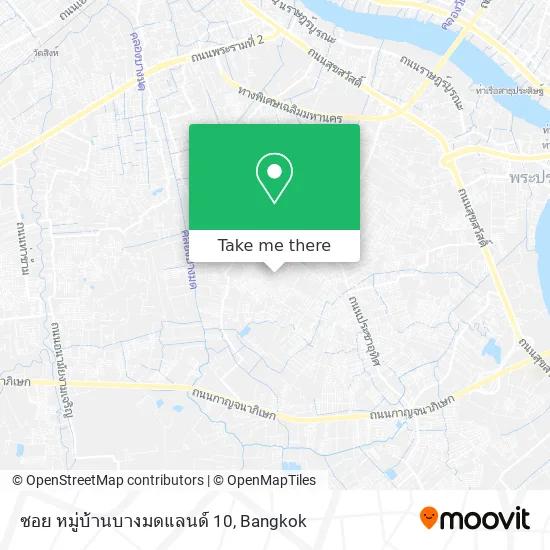 ซอย หมู่บ้านบางมดแลนด์ 10 map