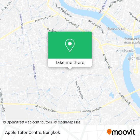 Apple Tutor Centre map