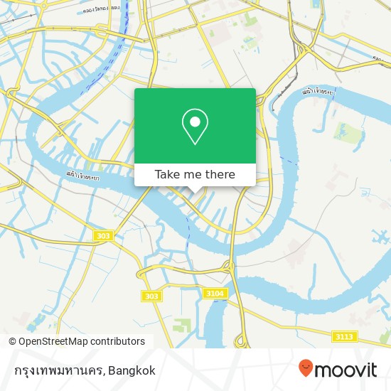 กรุงเทพมหานคร map