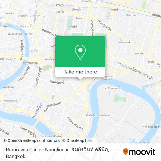 Romrawin Clinic - Nanglinchi l รมย์รวินท์ คลินิก map