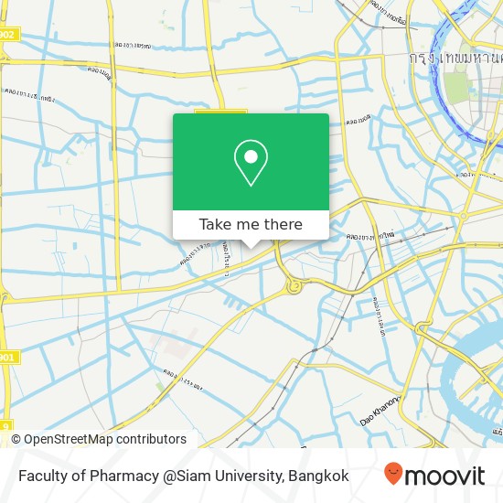Faculty of Pharmacy @Siam University map