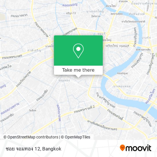 ซอย จอมทอง 12 map
