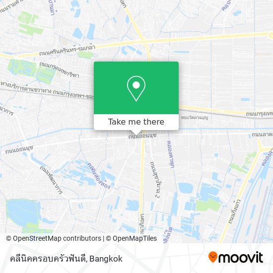 คลีนิคครอบครัวฟันดี map