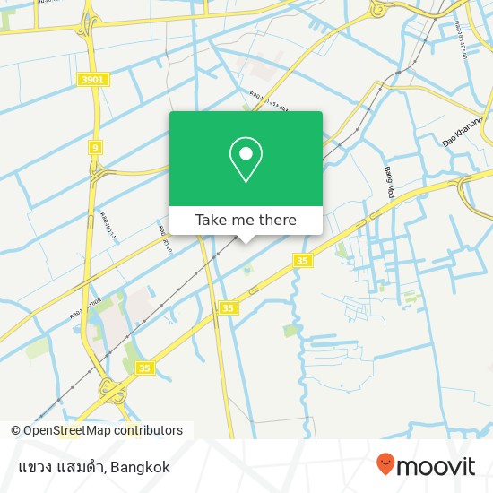 แขวง แสมดำ map