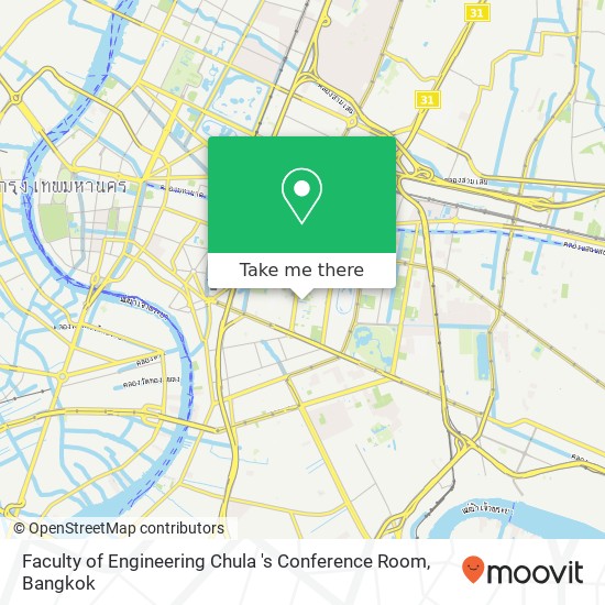 Faculty of  Engineering Chula 's Conference Room map