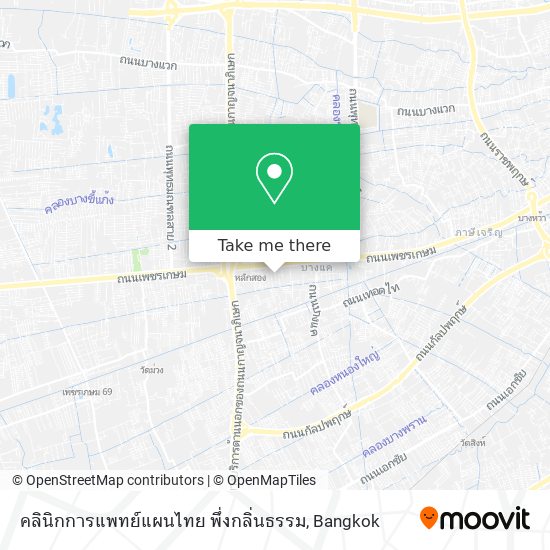 คลินิกการแพทย์แผนไทย พึ่งกลิ่นธรรม map