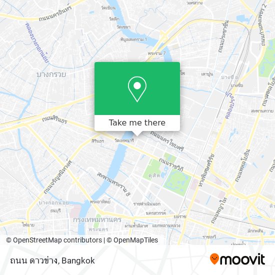 ถนน ดาวข่าง map