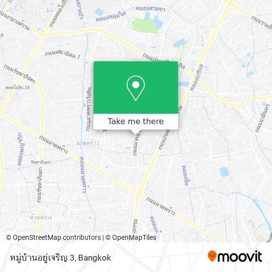 หมู่บ้านอยู่เจริญ 3 map