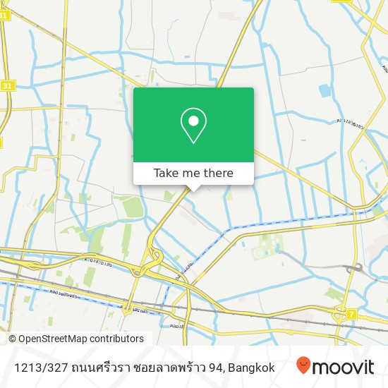 1213 / 327 ถนนศรีวรา ซอยลาดพร้าว 94 map