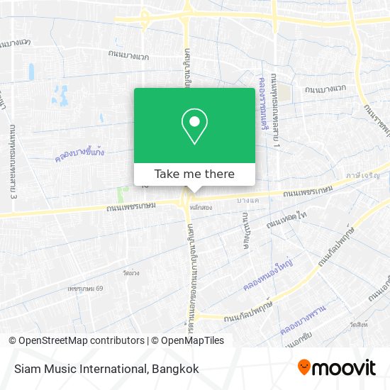 Siam Music International map