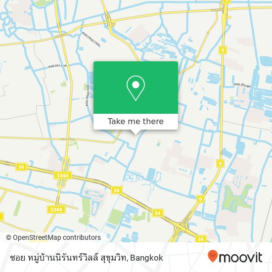 ซอย หมู่บ้านนิรันทร์วิลล์ สุขุมวิท map