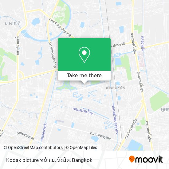 Kodak picture หน้า ม. รังสิต map