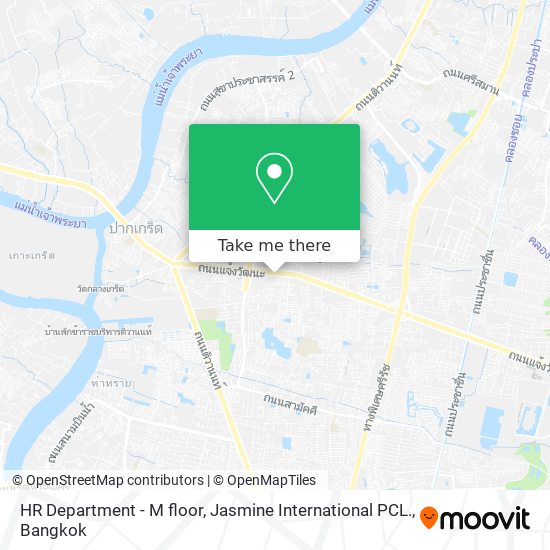 HR Department - M floor, Jasmine International PCL. map