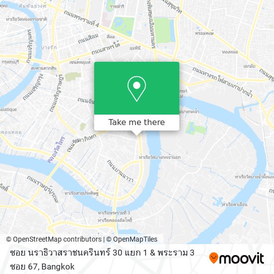 ซอย นราธิวาสราชนครินทร์ 30 แยก 1 & พระราม 3 ซอย 67 map