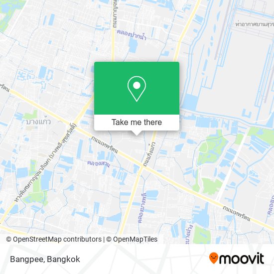 Bangpee map