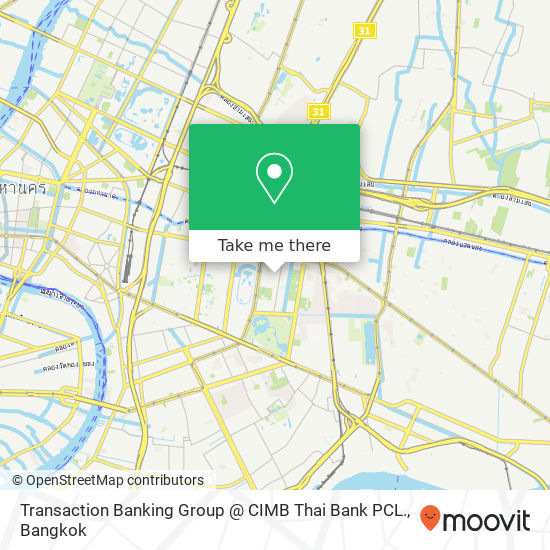 Transaction Banking Group @ CIMB Thai Bank PCL. map