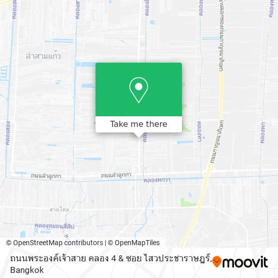 ถนนพระองค์เจ้าสาย คลอง 4 & ซอย ไสวประชาราษฏร์ map