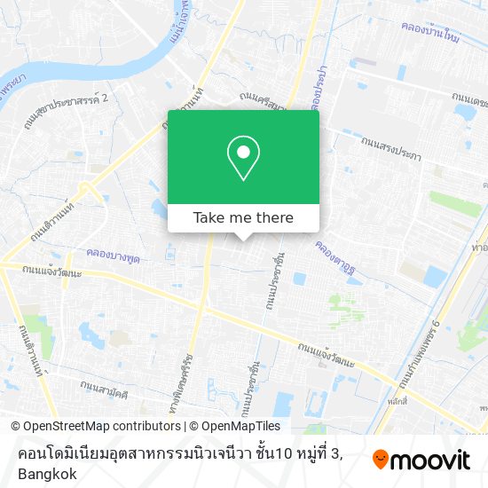 คอนโดมิเนียมอุตสาหกรรมนิวเจนีวา ชั้น10 หมู่ที่ 3 map