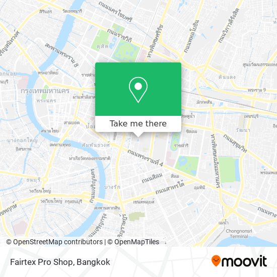 Fairtex Pro Shop map