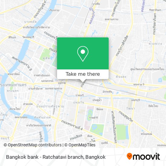 Bangkok bank - Ratchatavi branch map