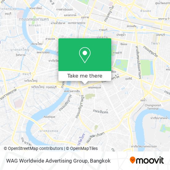 WAG Worldwide Advertising Group map