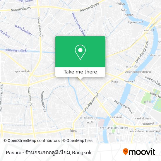Pasura - ร้านกระจกอลูมิเนียม map
