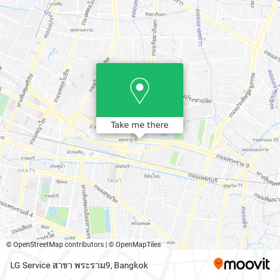 LG Service สาขา พระราม9 map