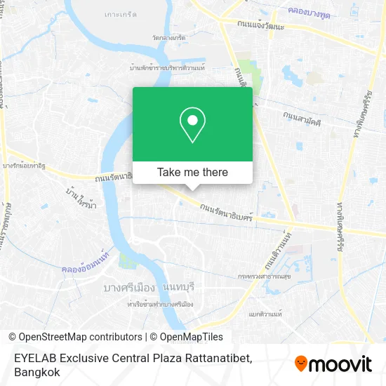 EYELAB Exclusive Central Plaza Rattanatibet map