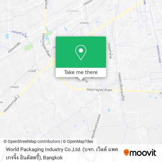 World Packaging Industry Co.,Ltd. (บจก. เวิลด์ แพคเกจจิ้ง อินดัสตรี้) map
