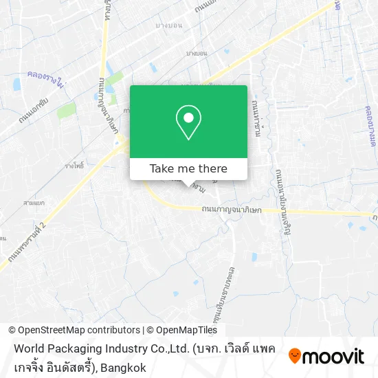 World Packaging Industry Co.,Ltd. (บจก. เวิลด์ แพคเกจจิ้ง อินดัสตรี้) map