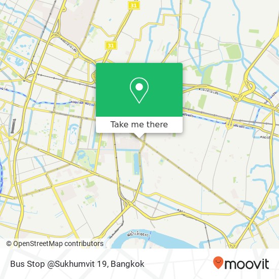 Bus Stop @Sukhumvit 19 map