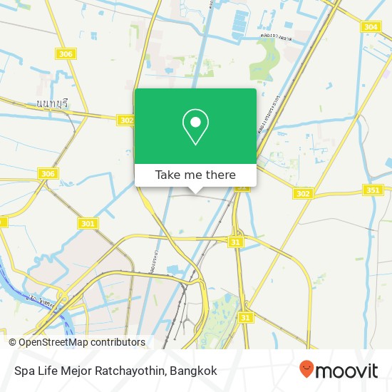 Spa Life Mejor Ratchayothin map