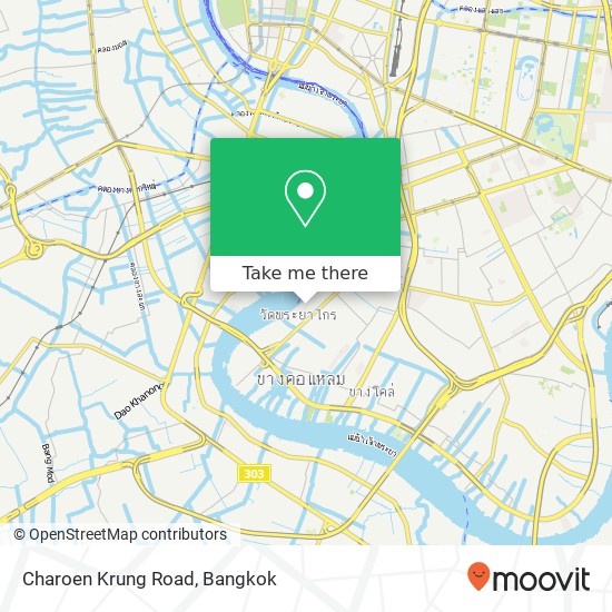 Charoen Krung Road map
