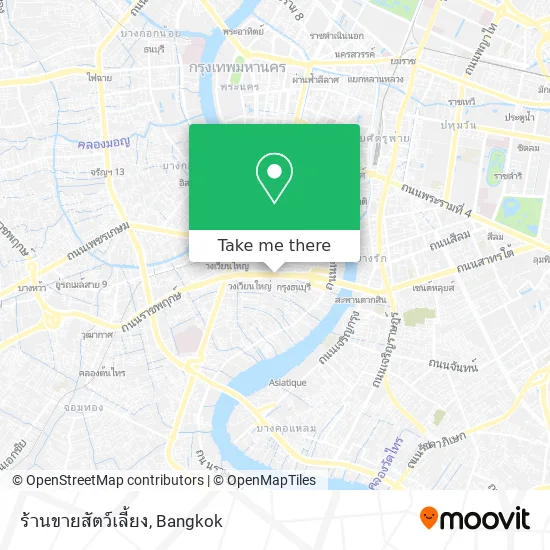 ร้านขายสัตว์เลี้ยง map