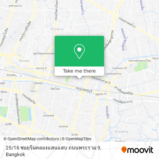 25 / 16 ซอยริมคลองแสนแสบ ถนนพระราม 9 map