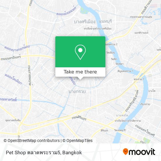 Pet Shop ตลาดพระราม5 map