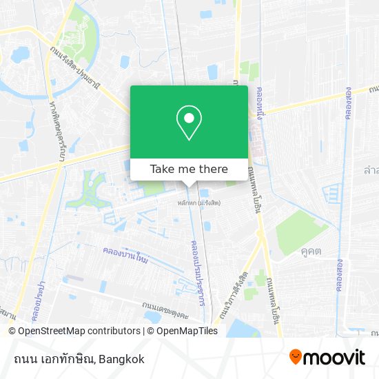 ถนน เอกทักษิณ map