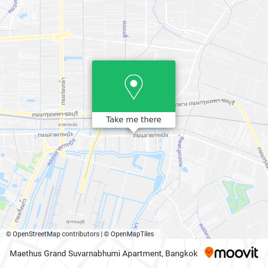 Maethus Grand Suvarnabhumi Apartment map