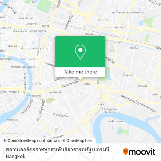 สถานเอกอัครราชทูตสหพันธ์สาธารณรัฐเยอรมนี map