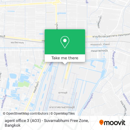 agent office 3 (AO3) - Suvarnabhumi Free Zone map