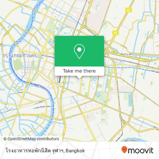 โรงอาหารหอพักนิสิต จุฬาฯ map